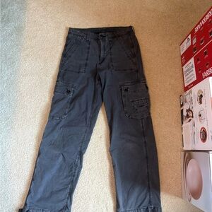 American Eagle Outfitters Gray Cargo Jeans